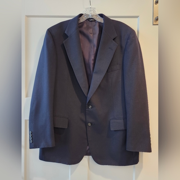 Ralph Lauren Men's Virgin Wool Dark Blue Classic Blazer
